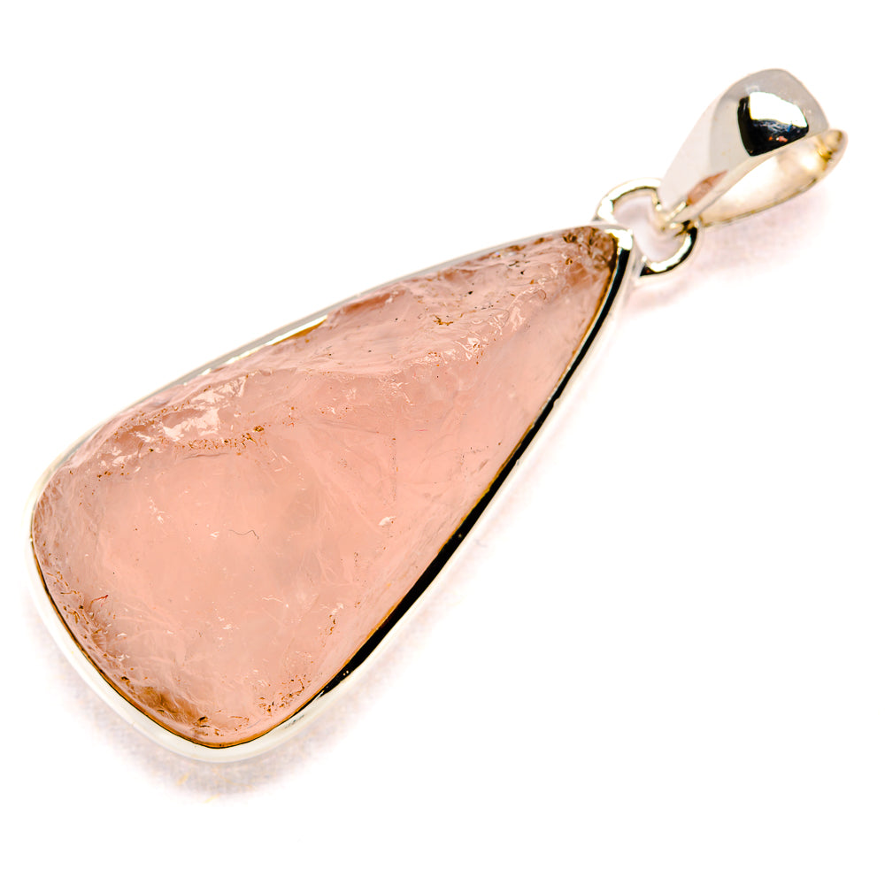 Rose Quartz Pendants handcrafted by Anasilvercos - PD36129 - Photo 2