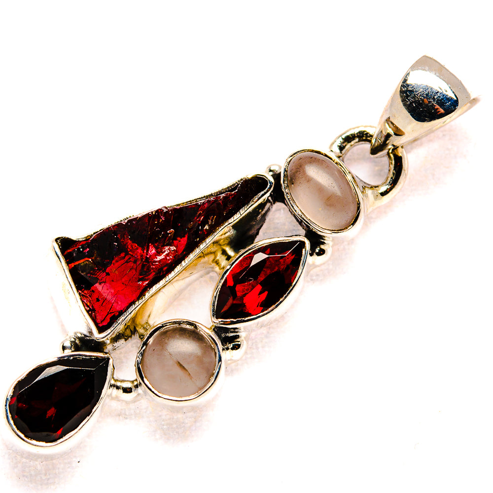 Garnet Pendants handcrafted by Anasilvercos - PD36135 - Photo 2