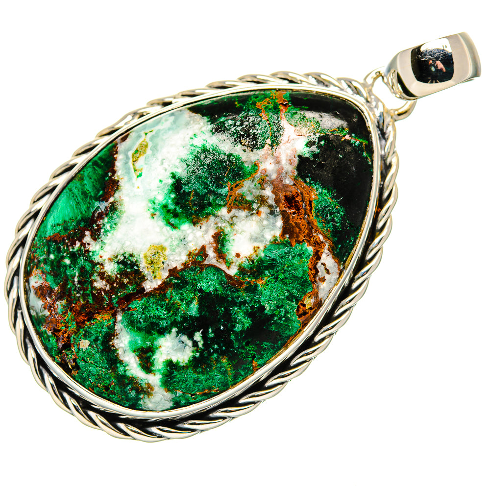 Malachite Pendants handcrafted by Anasilvercos - PD36138 - Photo 2