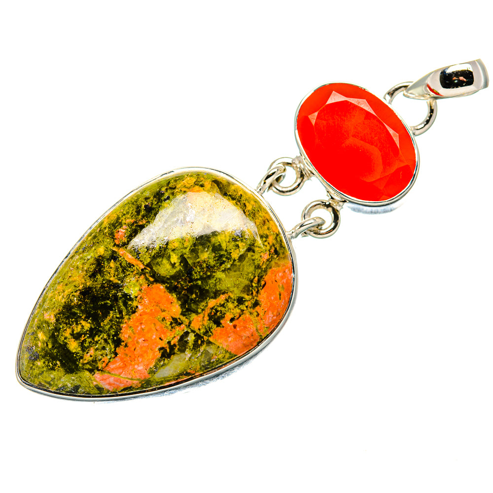 Unakite Pendants handcrafted by Anasilvercos - PD36139 - Photo 2