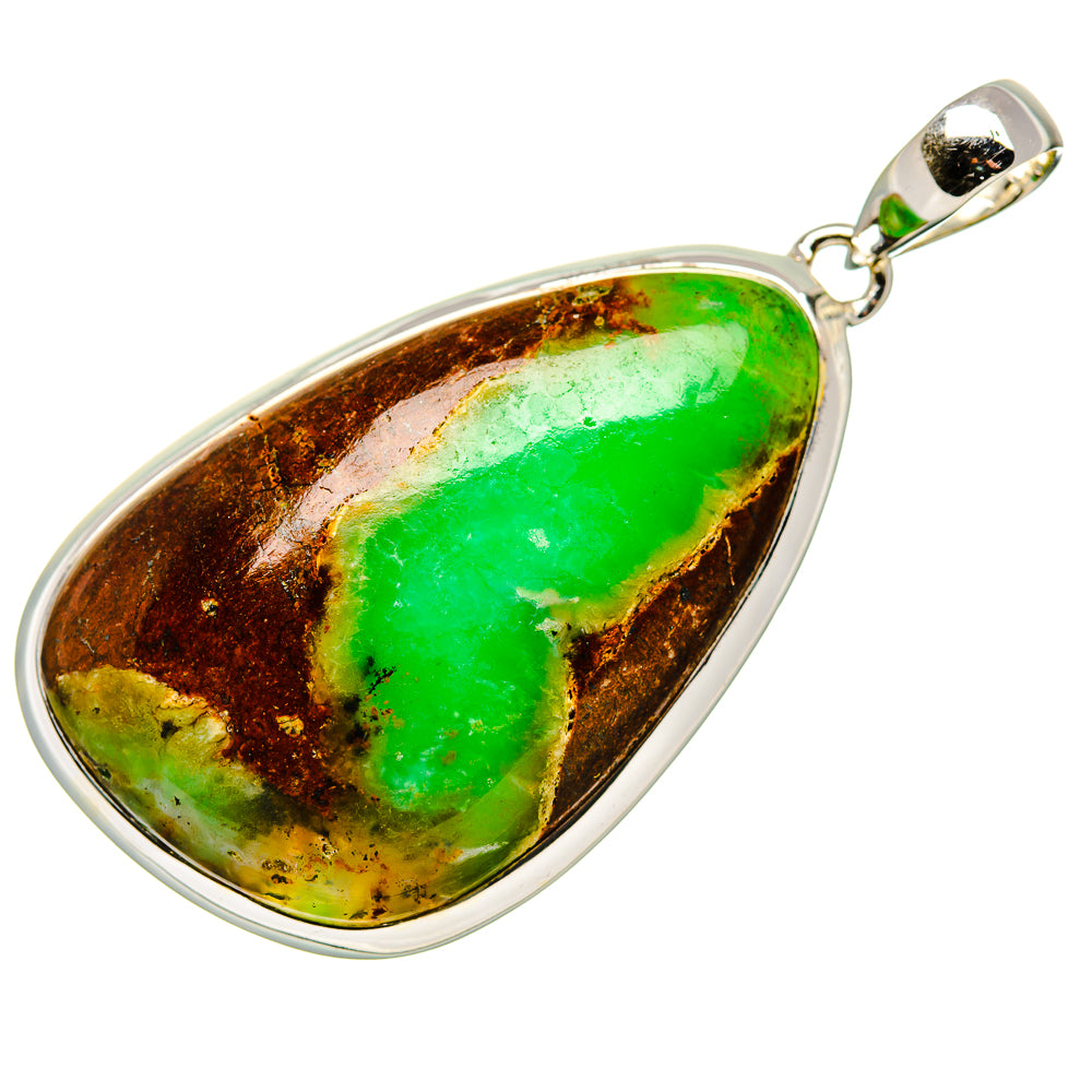 Chrysoprase Pendants handcrafted by Anasilvercos - PD36141 - Photo 2