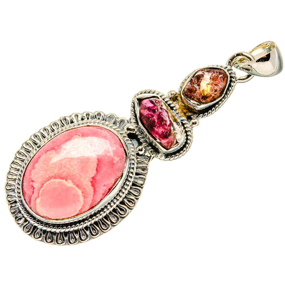 Rhodochrosite Pendants handcrafted by Anasilvercos - PD36160 - Photo 2