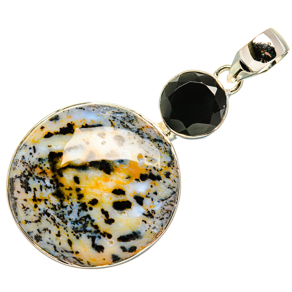 Dendritic Opal Pendants handcrafted by Anasilvercos - PD36164 - Photo 2