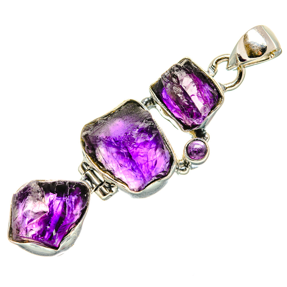 Amethyst Pendants handcrafted by Anasilvercos - PD36184 - Photo 2