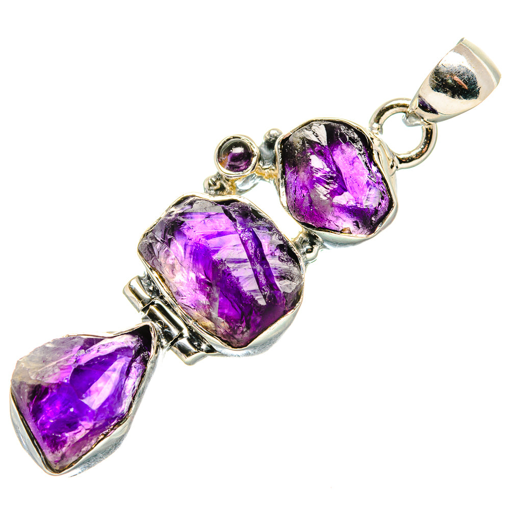Amethyst Pendants handcrafted by Anasilvercos - PD36187 - Photo 2