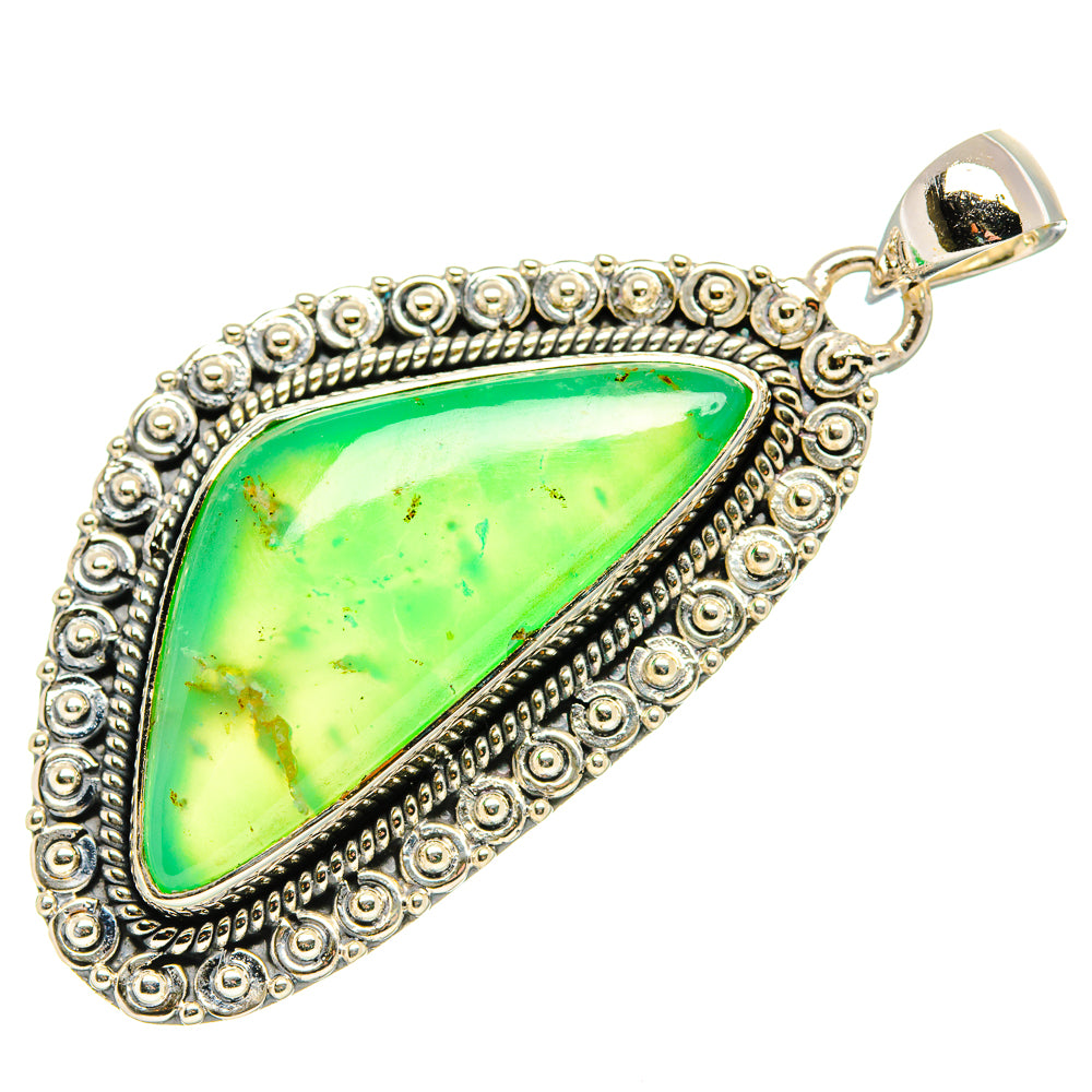 Chrysoprase Pendants handcrafted by Anasilvercos - PD36191 - Photo 2