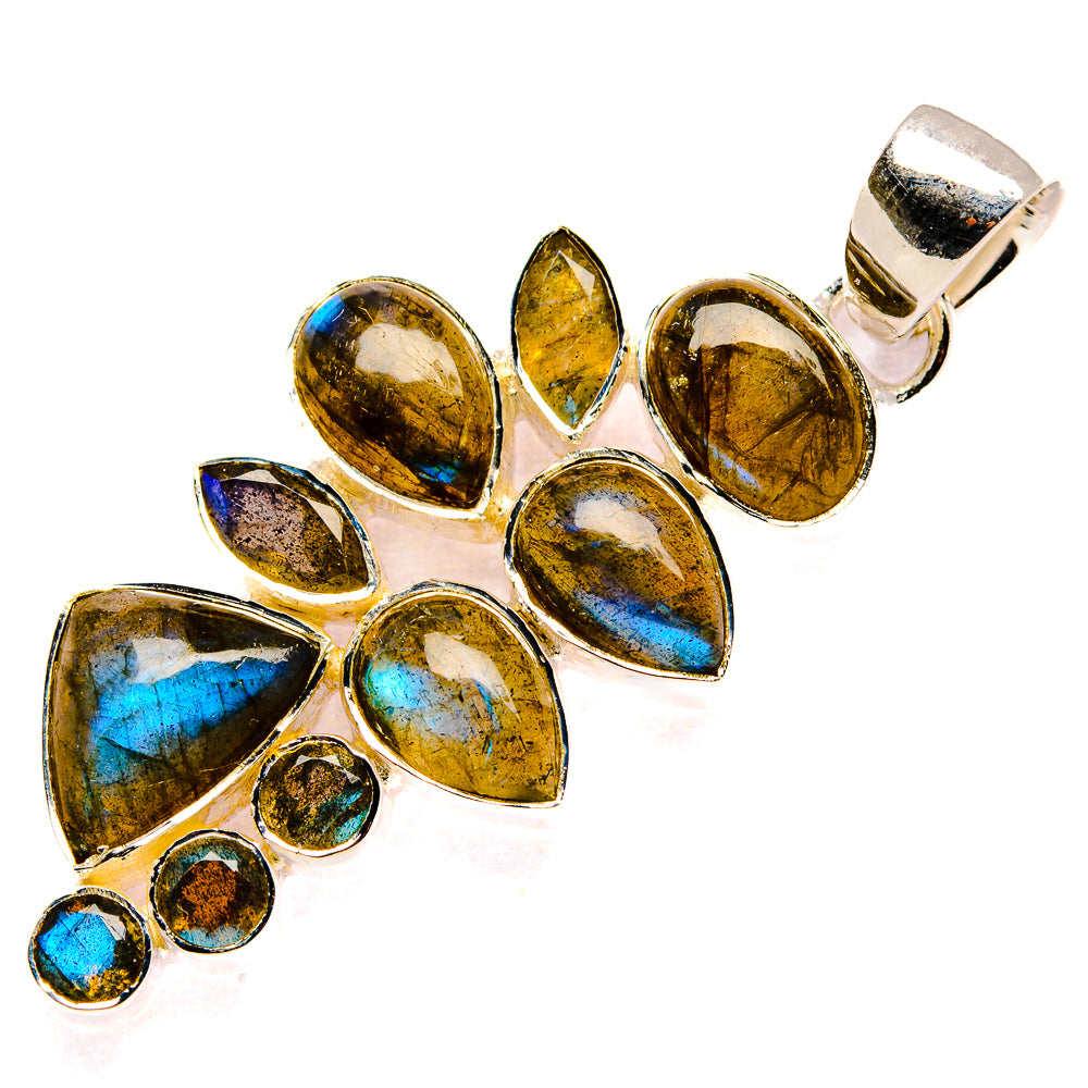 Labradorite Pendants handcrafted by Anasilvercos - PD36203 - Photo 2