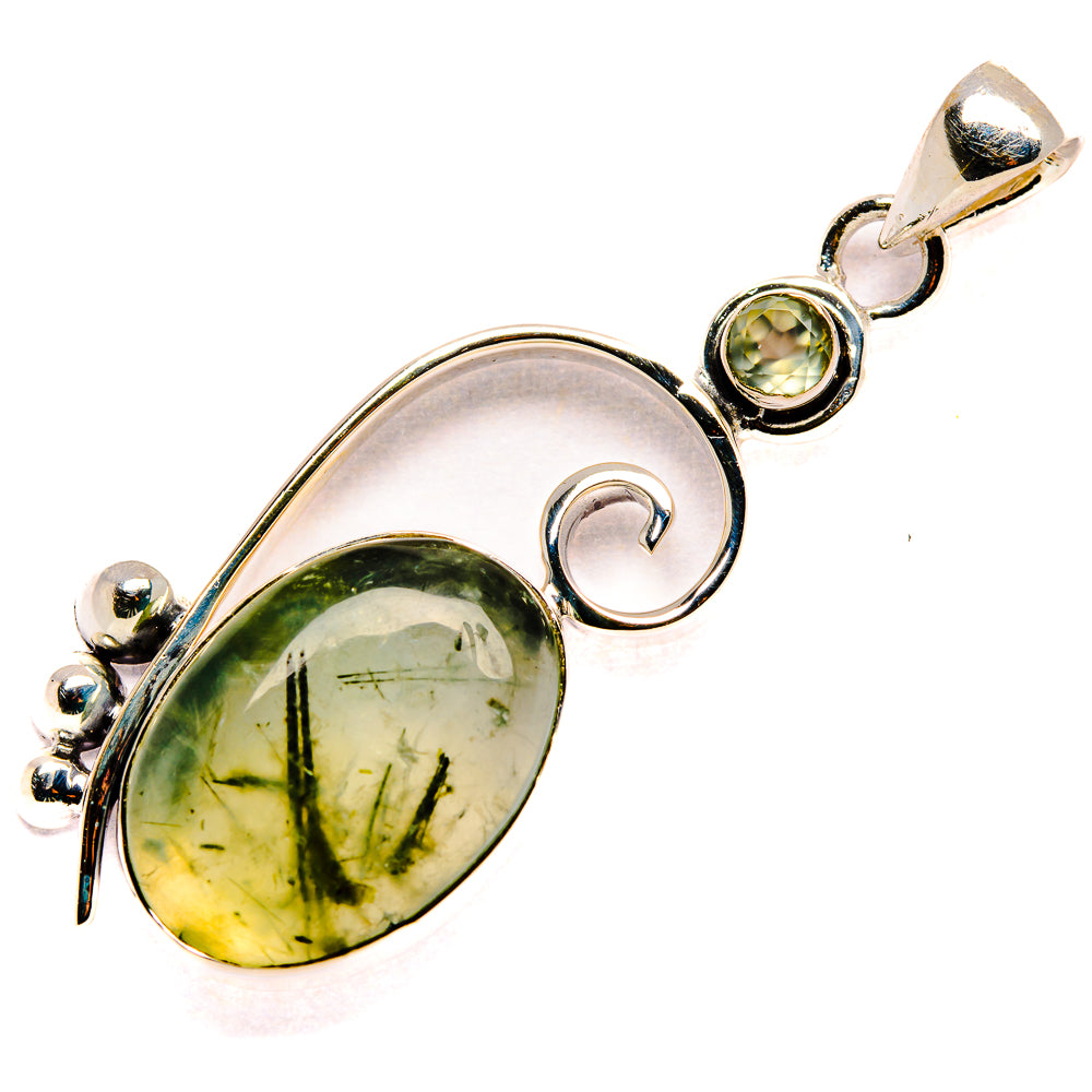 Prehnite Pendants handcrafted by Anasilvercos - PD36213 - Photo 2