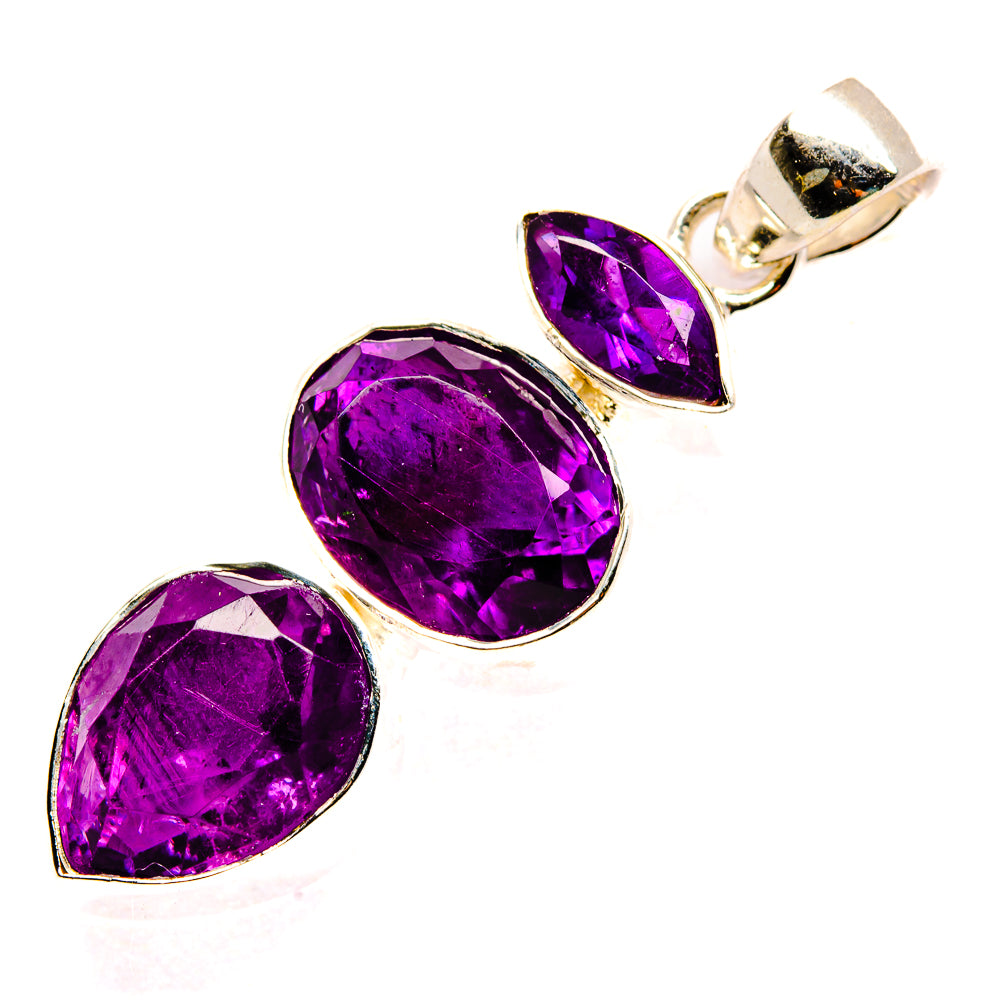 Amethyst Pendants handcrafted by Anasilvercos - PD36217 - Photo 2