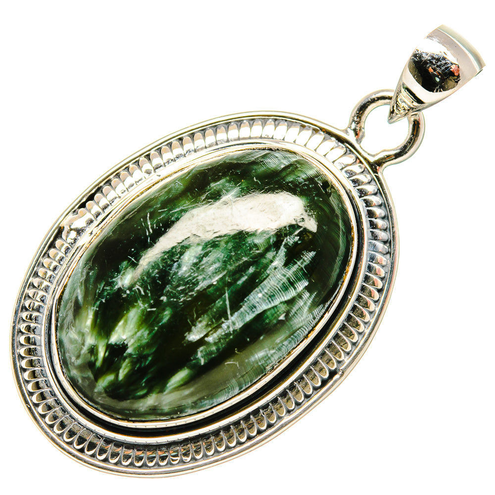 Seraphinite Pendants handcrafted by Anasilvercos - PD36386 - Photo 2