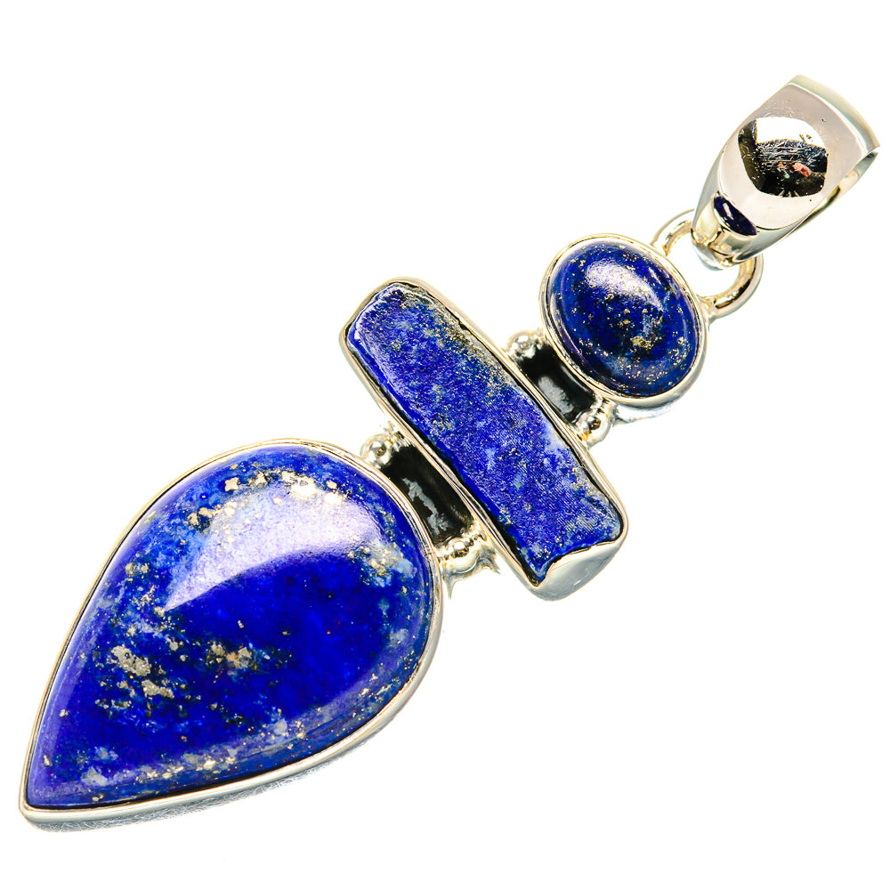 Lapis Lazuli Pendants handcrafted by Anasilvercos - PD36391 - Photo 2