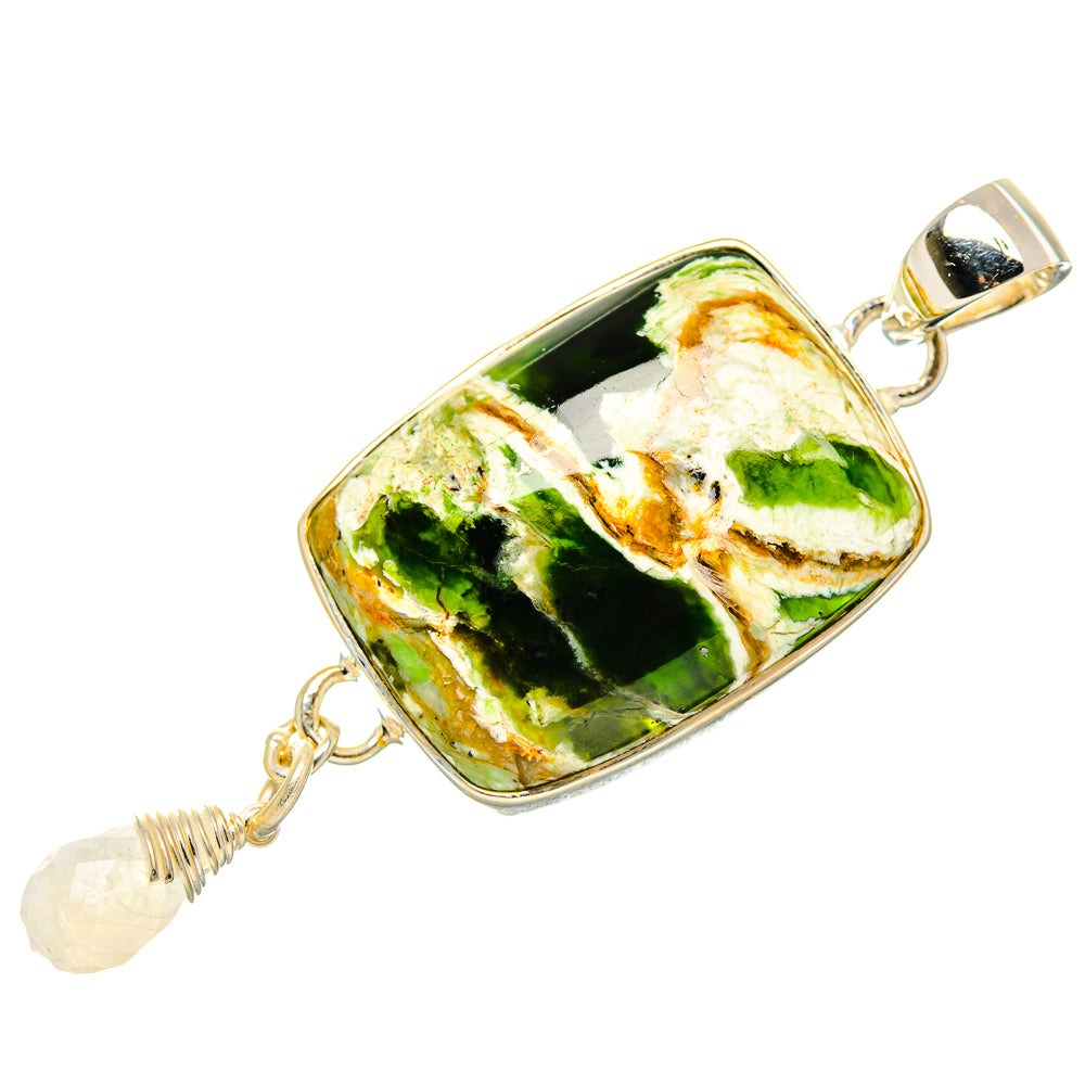 Rainforest Opal, Rainbow Moonstone Pendants handcrafted by Anasilvercos - PD36394 - Photo 2