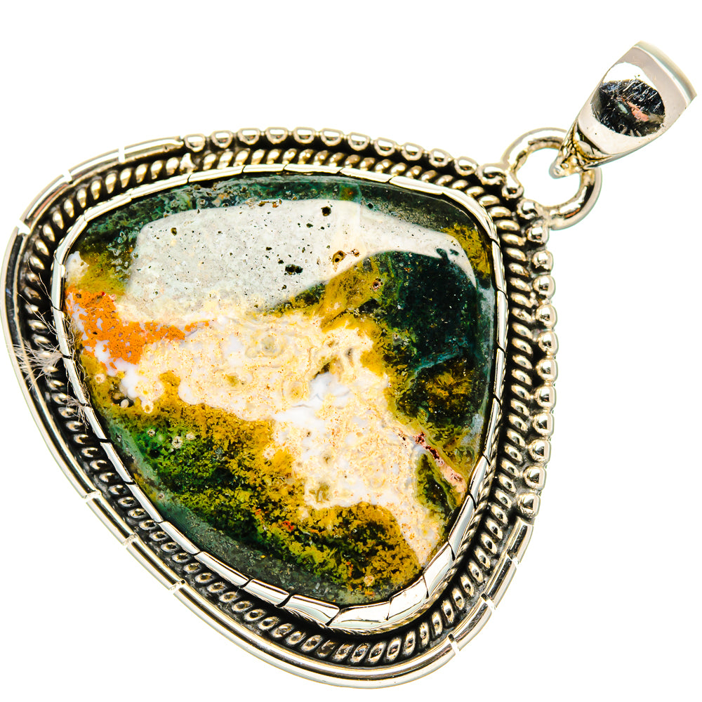 Ocean Jasper Pendants handcrafted by Anasilvercos - PD36406 - Photo 2