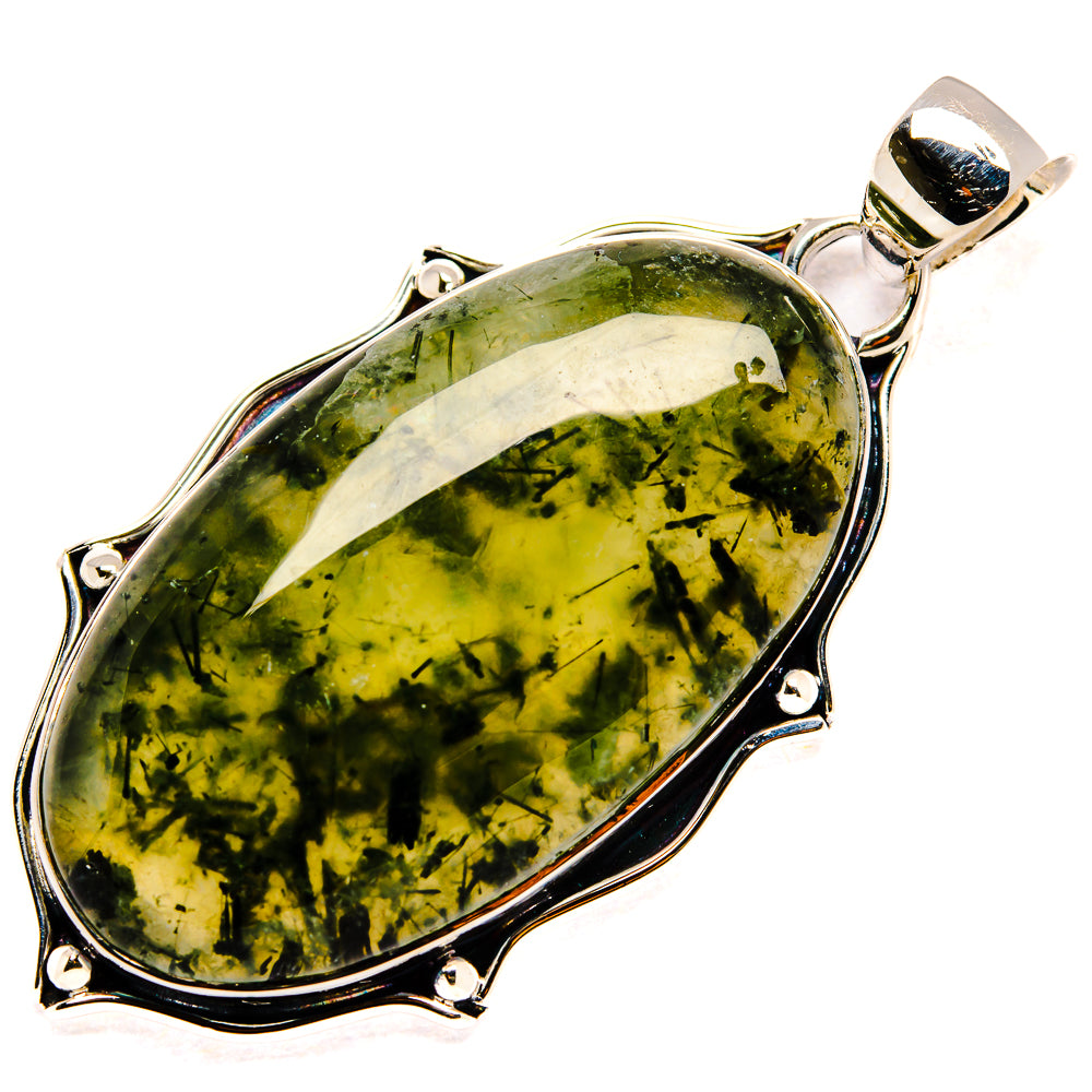 Prehnite Pendants handcrafted by Anasilvercos - PD36416 - Photo 2