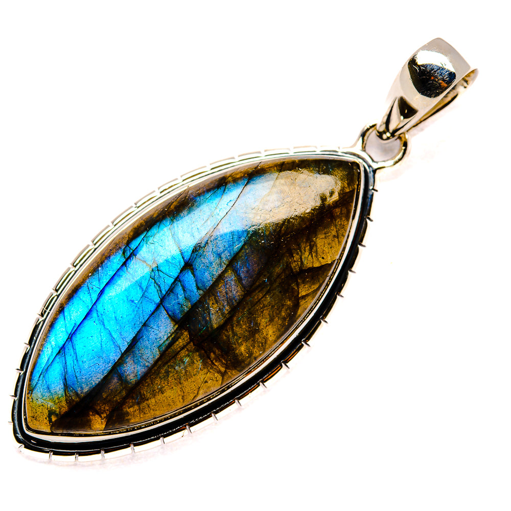 Labradorite Pendants handcrafted by Anasilvercos - PD36422 - Photo 2