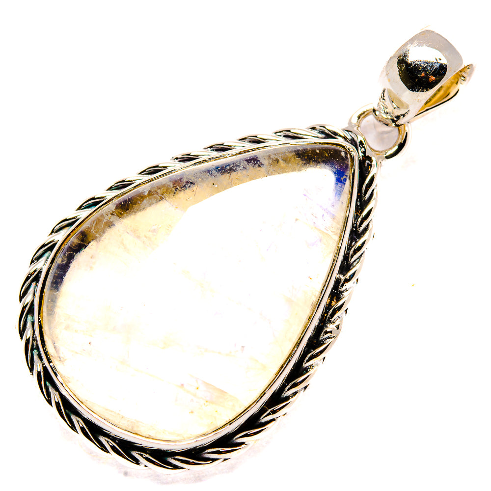 Rainbow Moonstone Pendants handcrafted by Anasilvercos - PD36423 - Photo 2