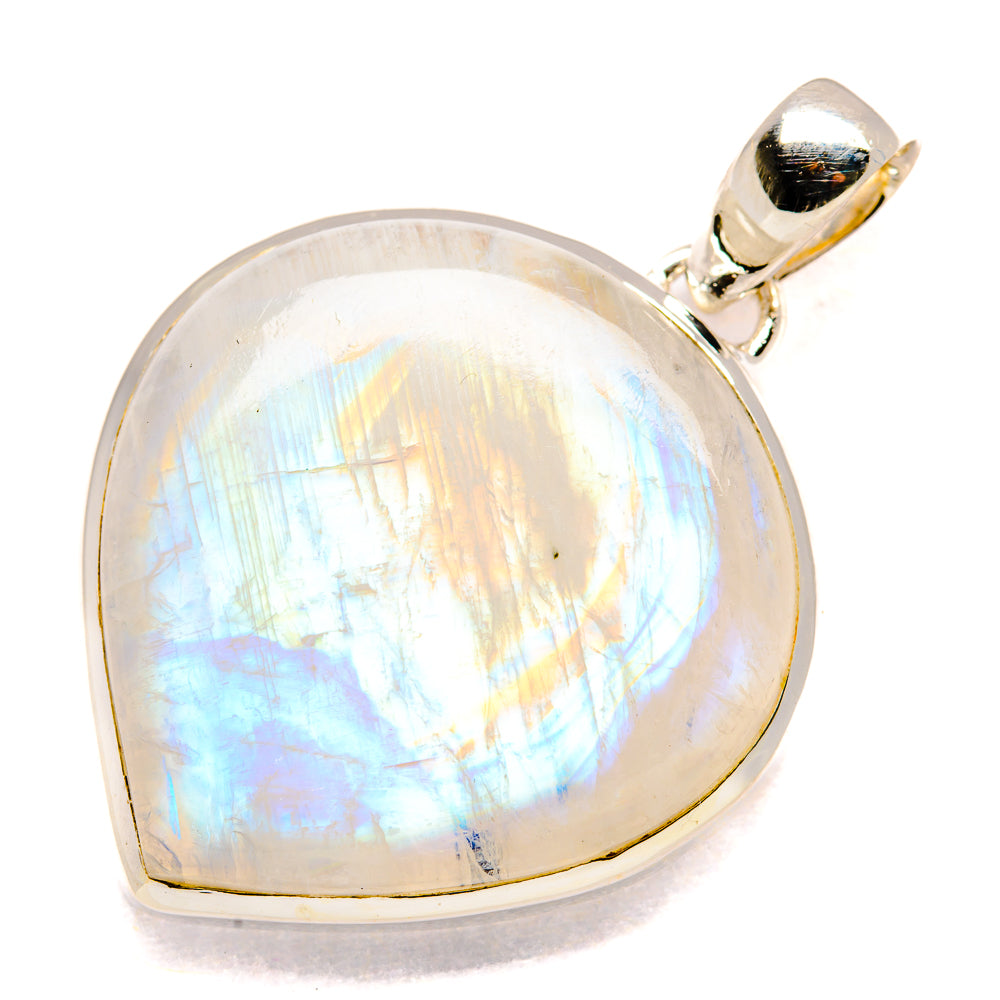 Rainbow Moonstone Pendants handcrafted by Anasilvercos - PD36427 - Photo 2