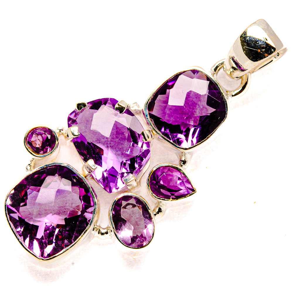 Amethyst Pendants handcrafted by Anasilvercos - PD36433 - Photo 2