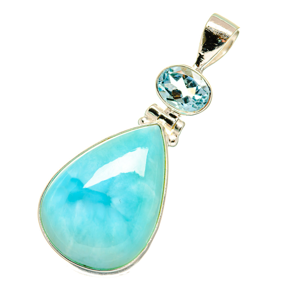 Larimar Pendants handcrafted by Anasilvercos - PD3644