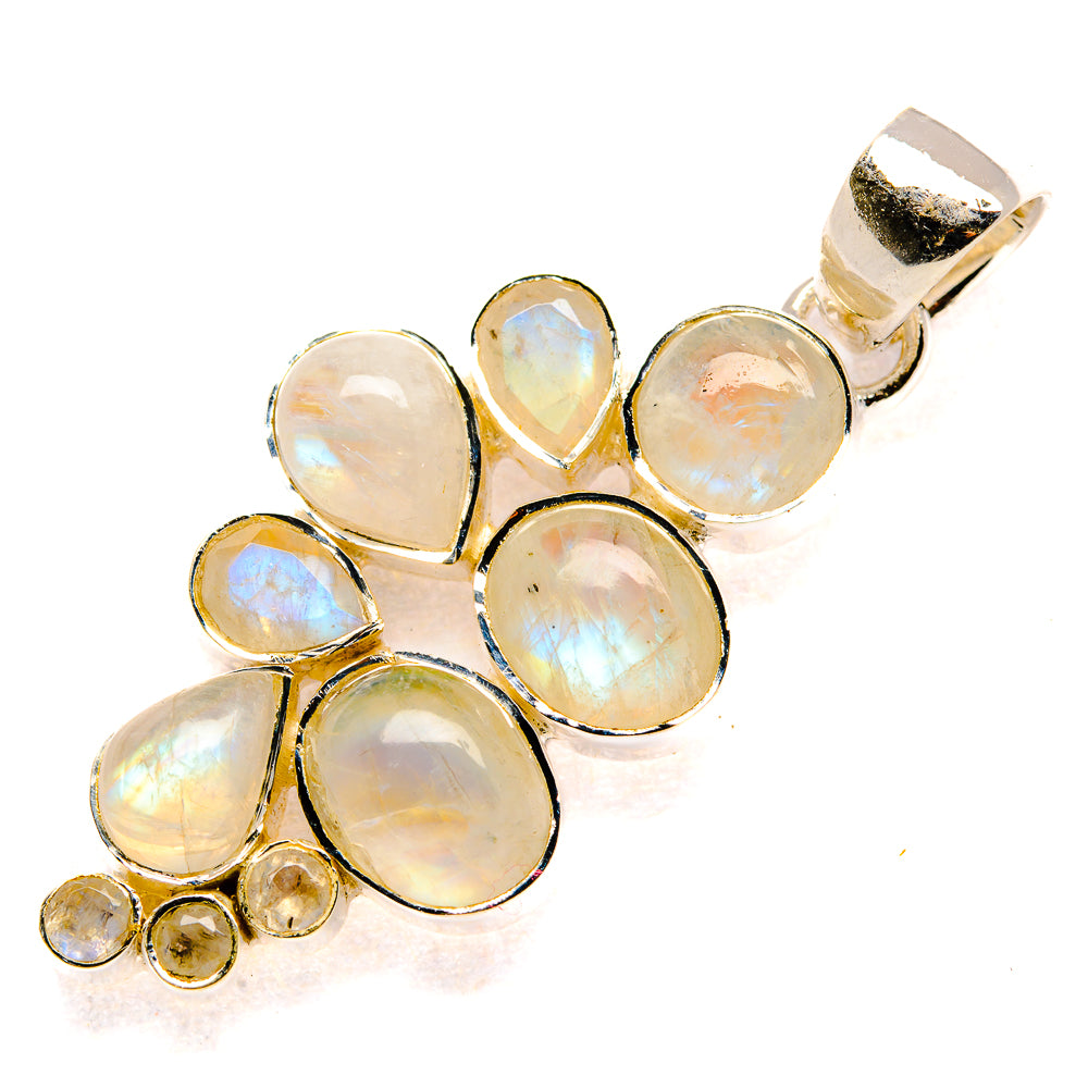 Rainbow Moonstone Pendants handcrafted by Anasilvercos - PD36440 - Photo 2