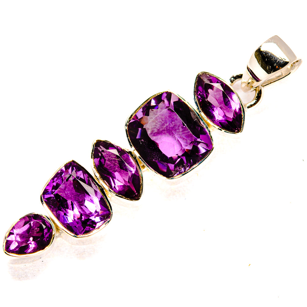 Amethyst Pendants handcrafted by Anasilvercos - PD36446 - Photo 2