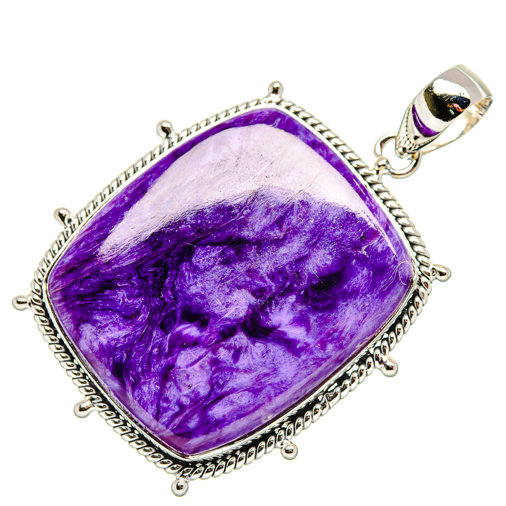 Charoite Pendants handcrafted by Anasilvercos - PD36451 - Photo 2
