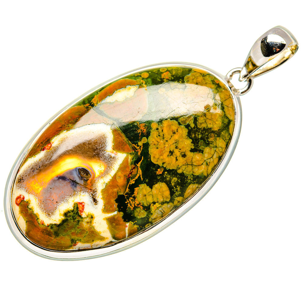 Rainforest Jasper Pendants handcrafted by Anasilvercos - PD36460 - Photo 2