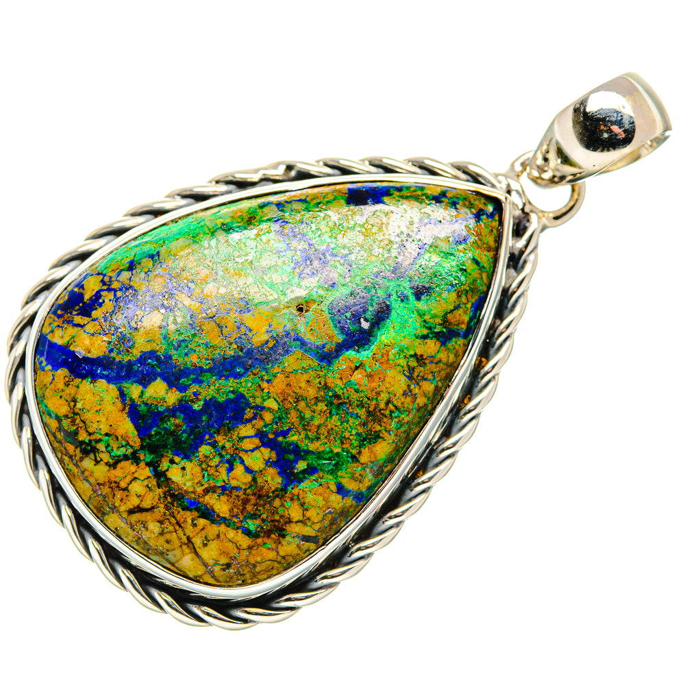 Azurite Pendants handcrafted by Anasilvercos - PD36466 - Photo 2