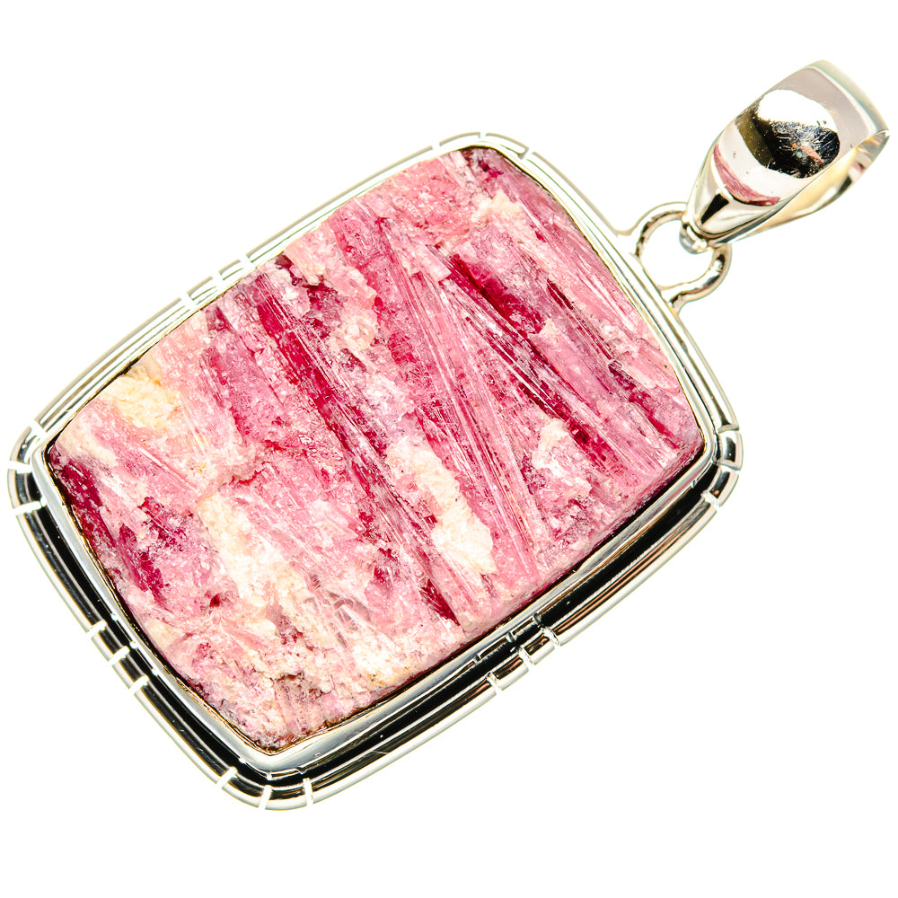 Pink Tourmaline In Quartz Pendants handcrafted by Anasilvercos - PD36467 - Photo 2