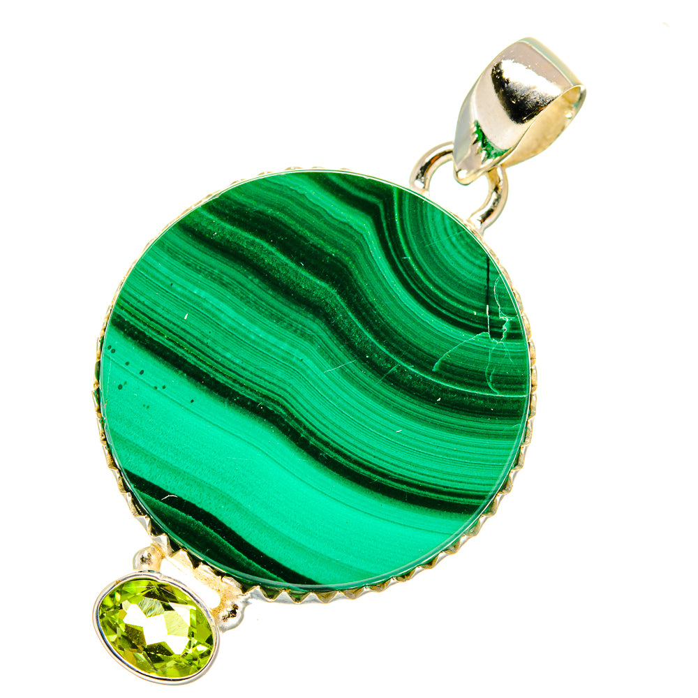 Malachite Pendants handcrafted by Anasilvercos - PD3648