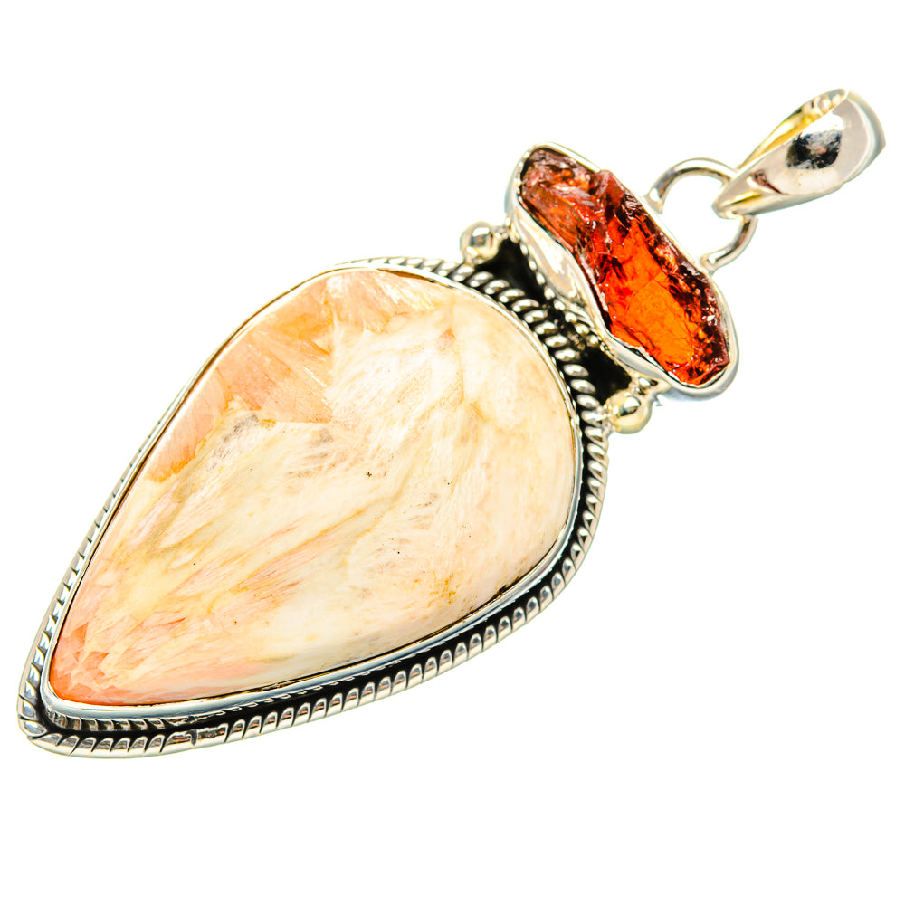 Scolecite Pendants handcrafted by Anasilvercos - PD36503 - Photo 2