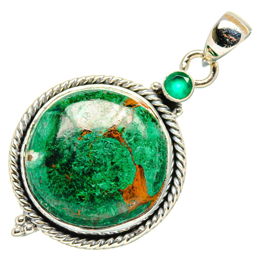 Malachite Pendants handcrafted by Anasilvercos - PD36515 - Photo 2