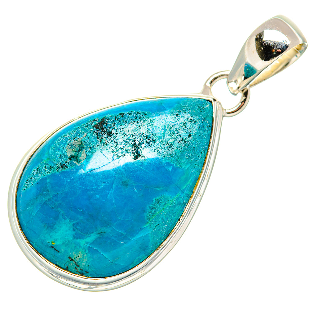 Chrysocolla Pendants handcrafted by Anasilvercos - PD36516 - Photo 2