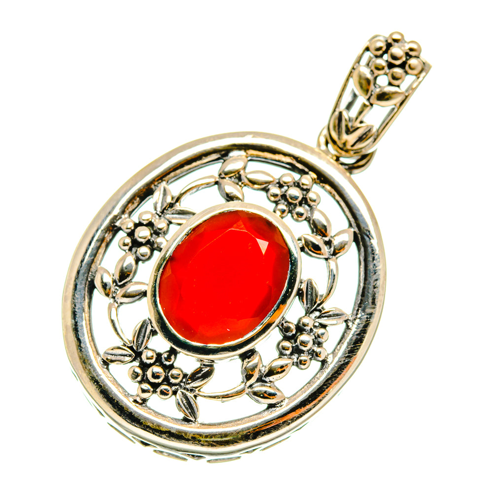 Red Onyx Pendants handcrafted by Anasilvercos - PD3652