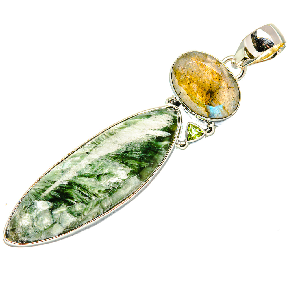 Seraphinite Pendants handcrafted by Anasilvercos - PD36523 - Photo 2