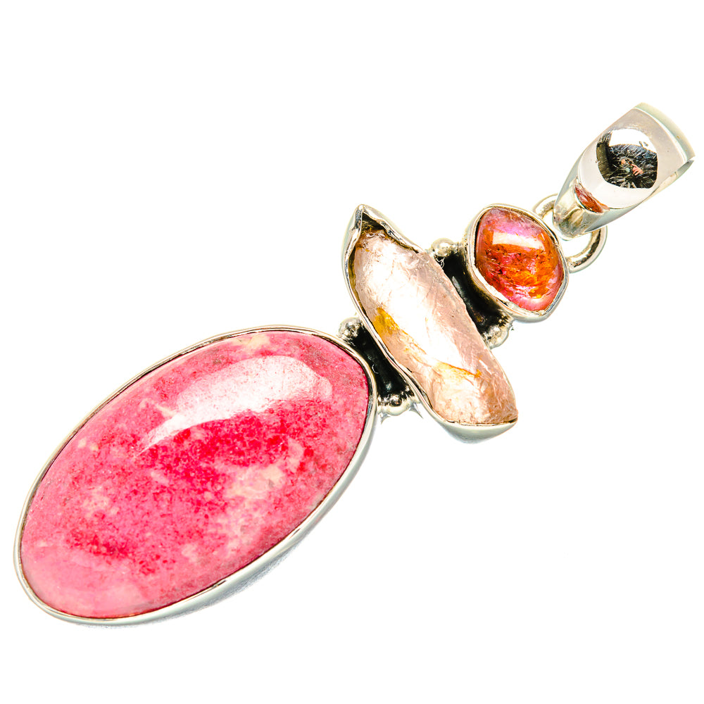 Rhodochrosite Pendants handcrafted by Anasilvercos - PD36529 - Photo 2