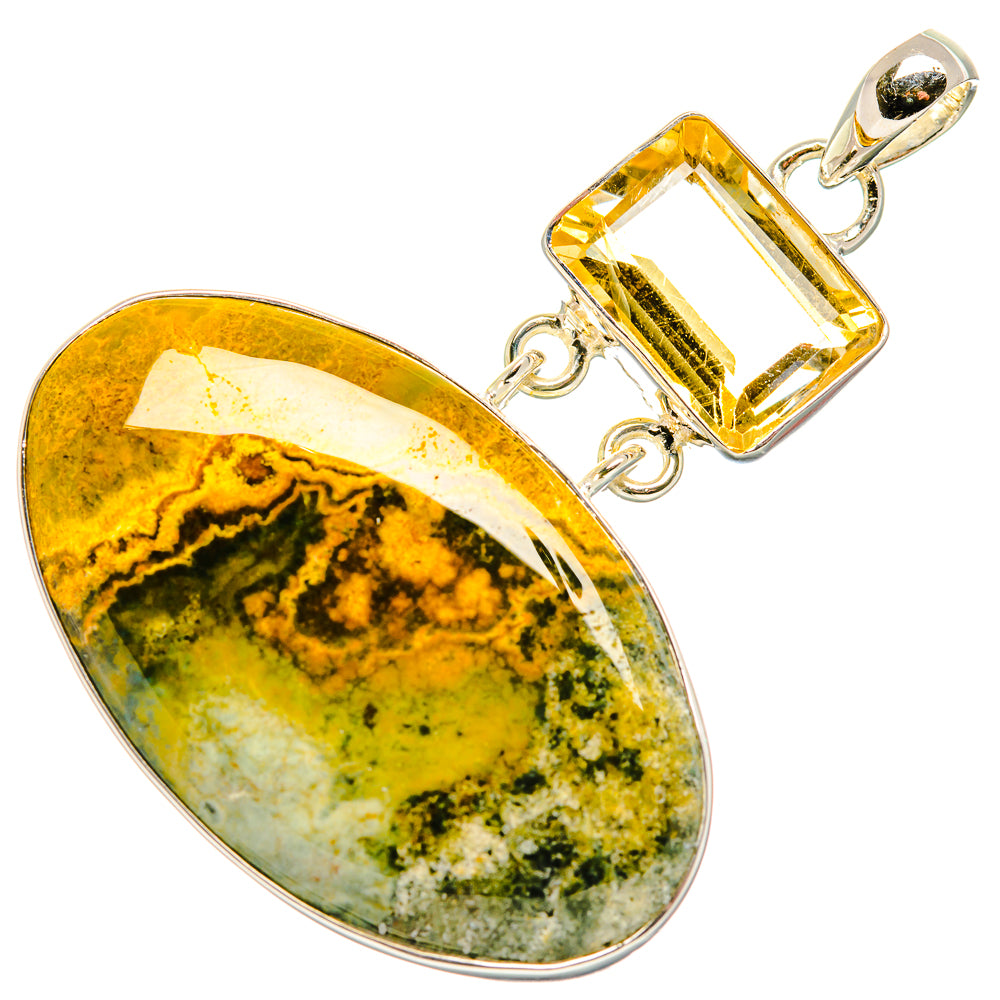 Ocean Jasper Pendants handcrafted by Anasilvercos - PD36534 - Photo 2