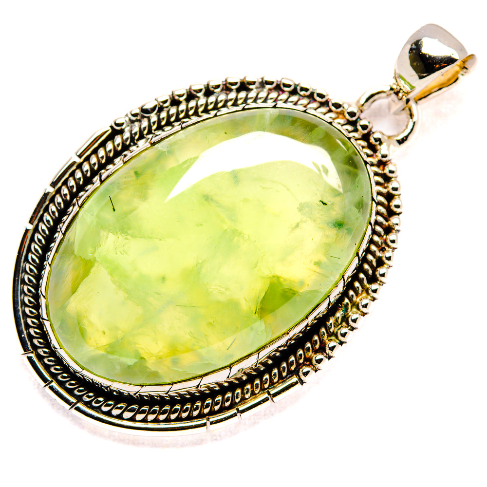 Prehnite Pendants handcrafted by Anasilvercos - PD36544 - Photo 2