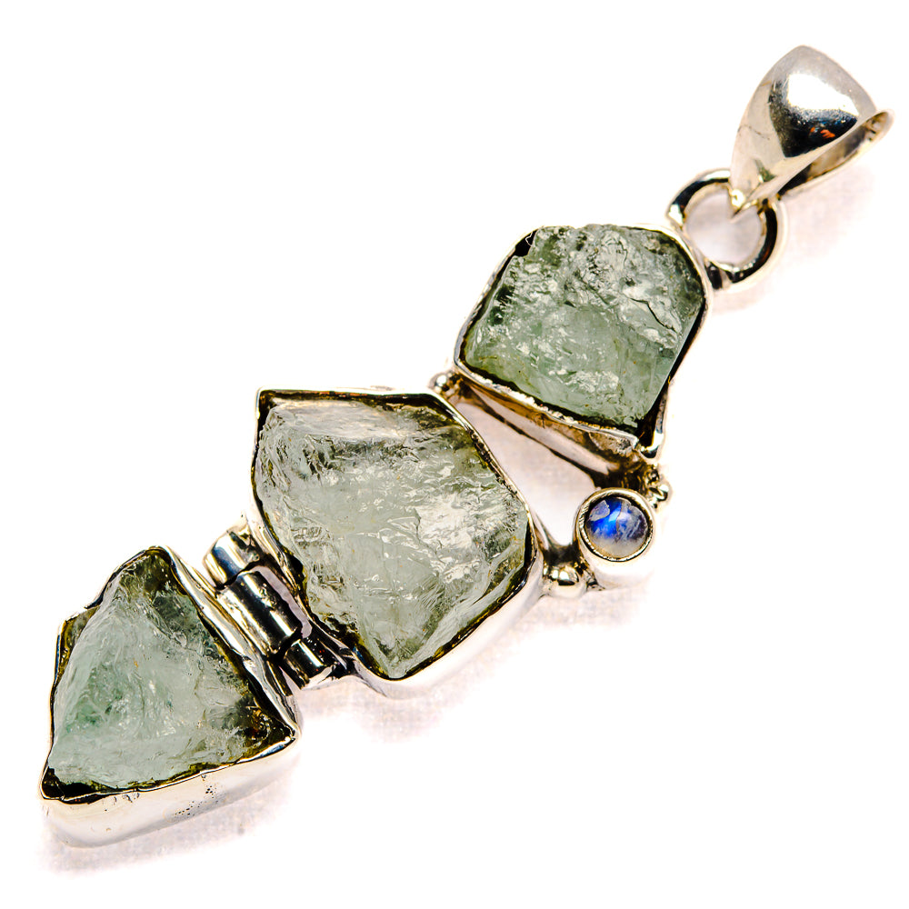 Aquamarine Pendants handcrafted by Anasilvercos - PD36546 - Photo 2