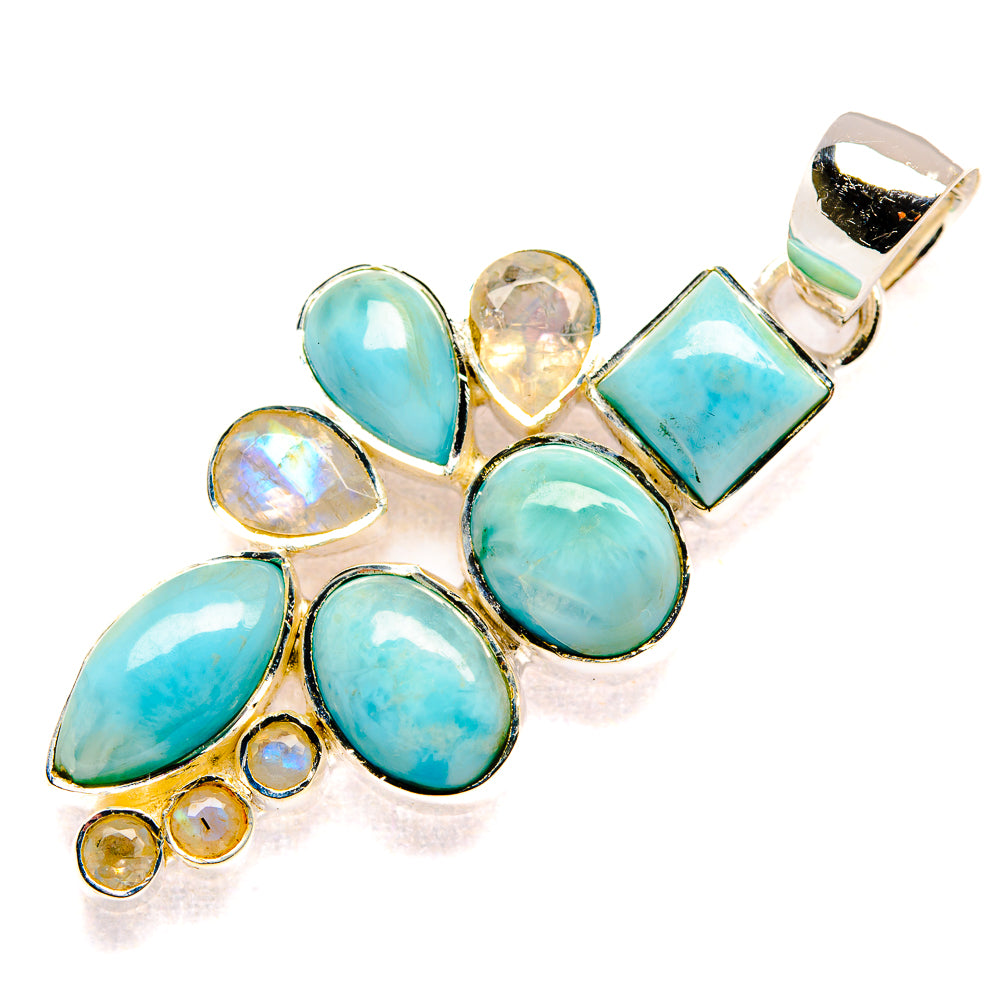 Larimar Pendants handcrafted by Anasilvercos - PD36551 - Photo 2