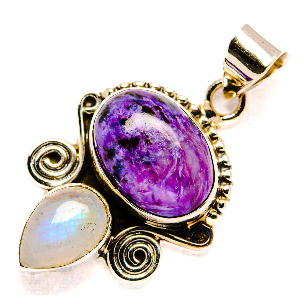 Charoite Pendants handcrafted by Anasilvercos - PD36559 - Photo 2