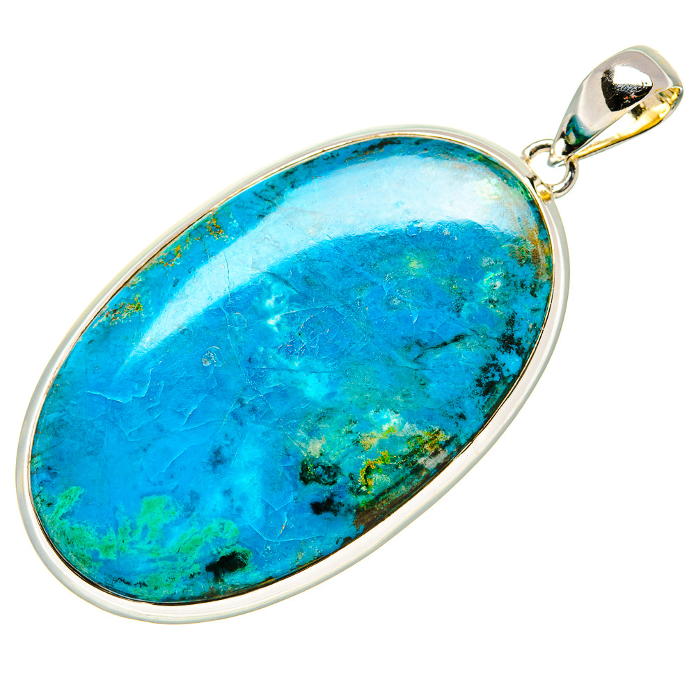 Chrysocolla Pendants handcrafted by Anasilvercos - PD36567 - Photo 2
