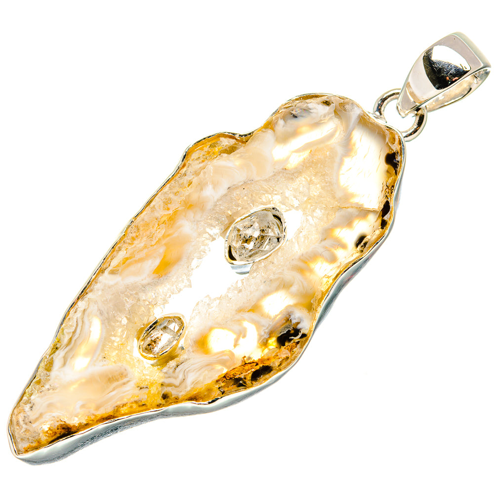 Occo Geode Pendants handcrafted by Anasilvercos - PD36570 - Photo 2