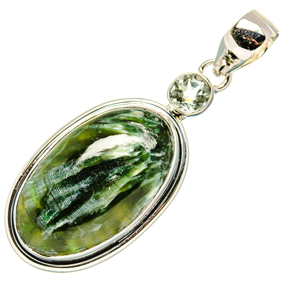 Seraphinite Pendants handcrafted by Anasilvercos - PD36575 - Photo 2