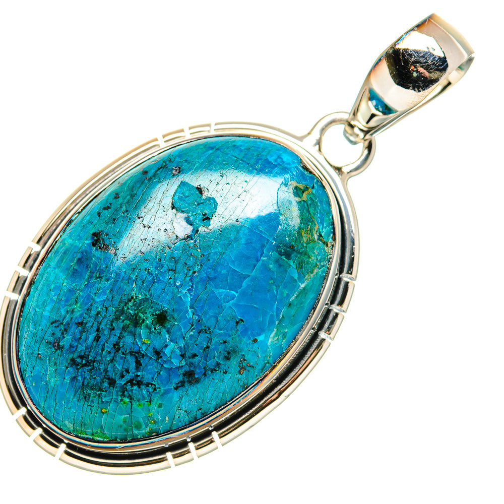 Chrysocolla Pendants handcrafted by Anasilvercos - PD36576 - Photo 2