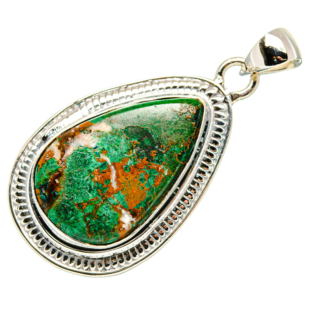 Chrysocolla Pendants handcrafted by Anasilvercos - PD36588 - Photo 2