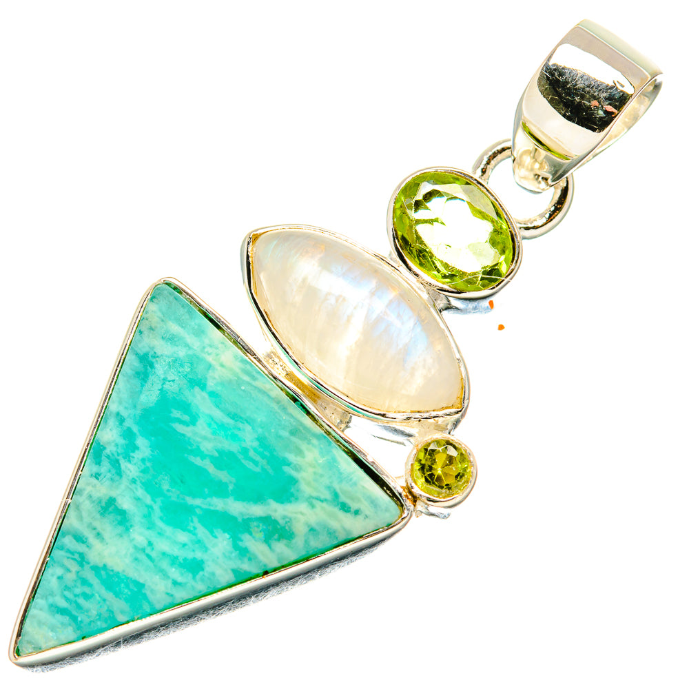 Amazonite Pendants handcrafted by Anasilvercos - PD36590 - Photo 2