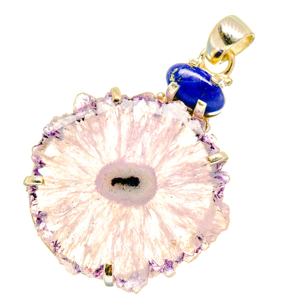 Amethyst Stalactite Pendants handcrafted by Anasilvercos - PD3660