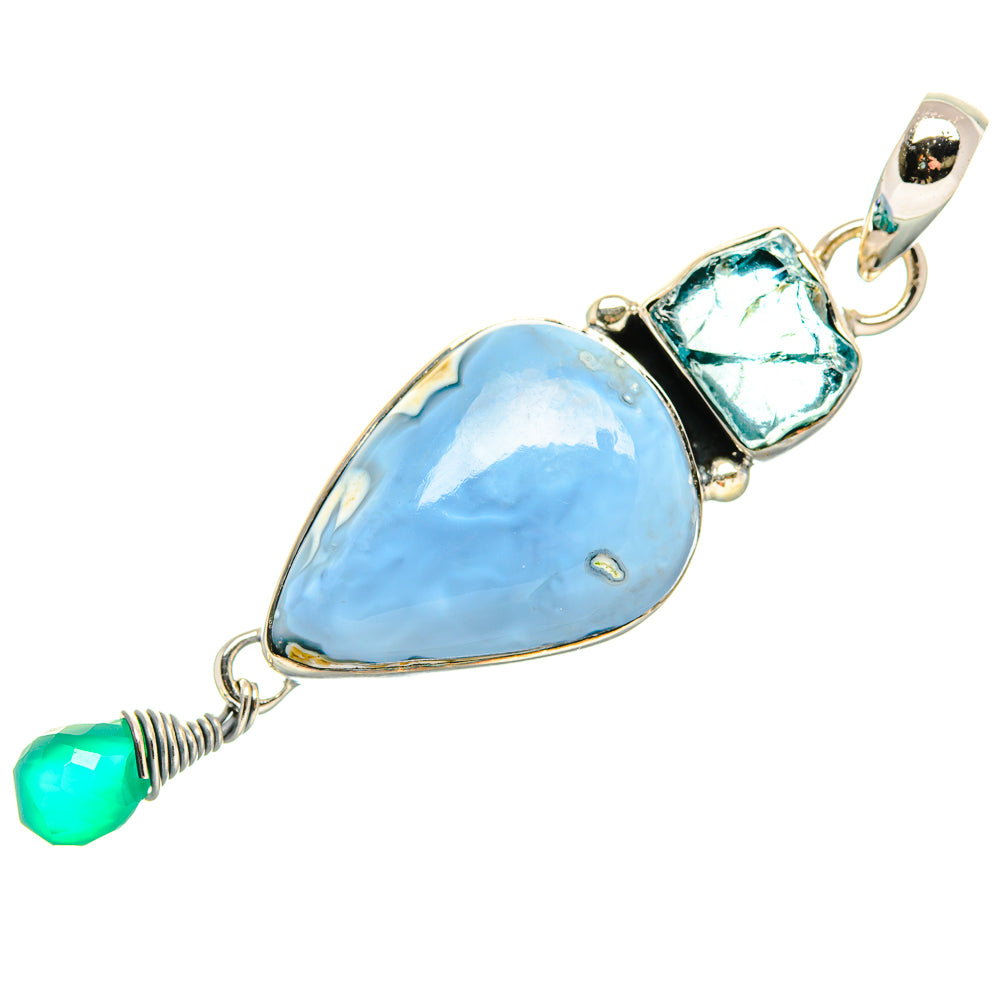 Owyhee Opal Pendants handcrafted by Anasilvercos - PD36605 - Photo 2