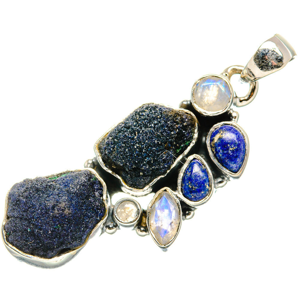 Lapis Lazuli Pendants handcrafted by Anasilvercos - PD36611 - Photo 2